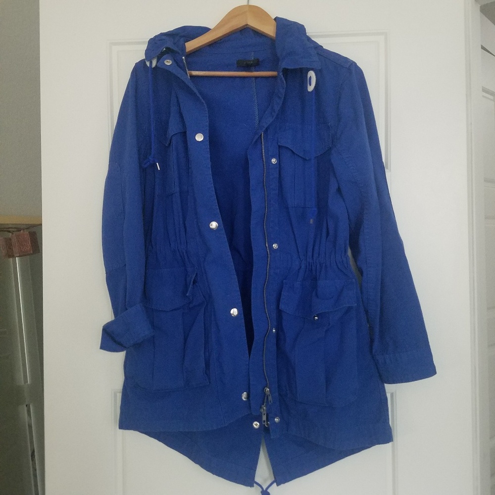 J crew Surplus jacket, royal blue